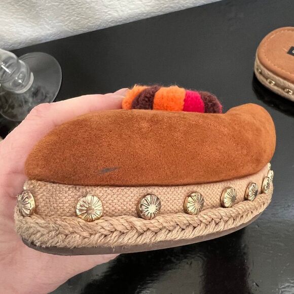 Charles & Keith Suede Espadrille Slides Size 40 - Picture 8 of 10